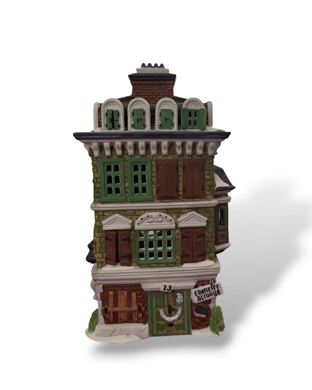 Department 56 Dickens Village "The Flat of Ebenezer Scrooge" 1989 NEW NO LIGHTS